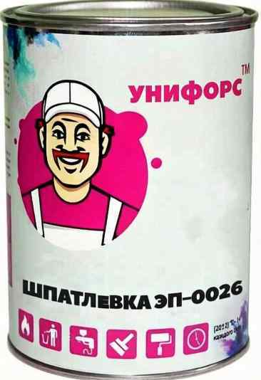 Шпатлевка ЭП-0026 производства Унифорс